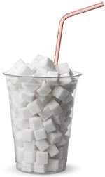 Glass Full Of Sugar Cubes